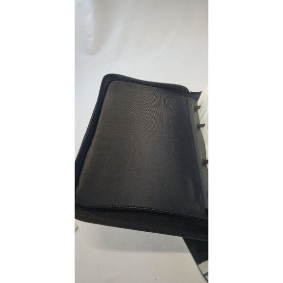 Vintage Case Logic 48 CD DVD Storage Case Binder Holder Black Zipper Nylon - Picture 5 of 10